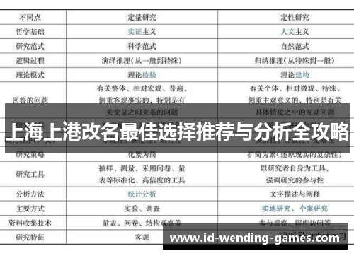 上海上港改名最佳选择推荐与分析全攻略